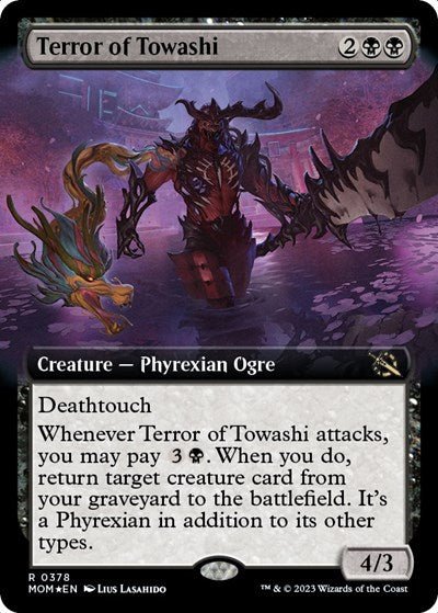 Terror of Towashi (Extended Art) (March of the Machine) Near Mint - Nick Nack's Full Frontal Attack