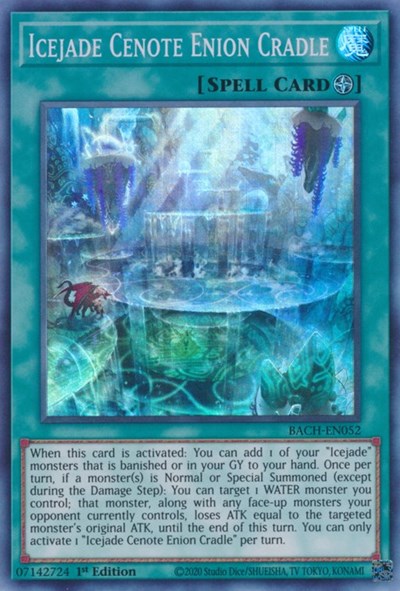 Icejade Cenote Enion Cradle (Battle of Chaos) Light Play 1st Edition