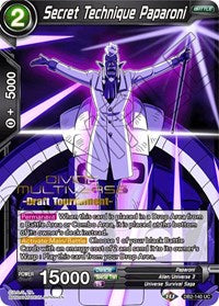 Secret Technique Paparoni (Divine Multiverse Draft Tournament) (DB2-140) [Tournament Promotion Cards]