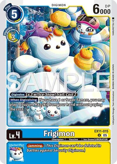 Frigimon (Dawn of Liberator) Near Mint - Nick Nack's Full Frontal Attack