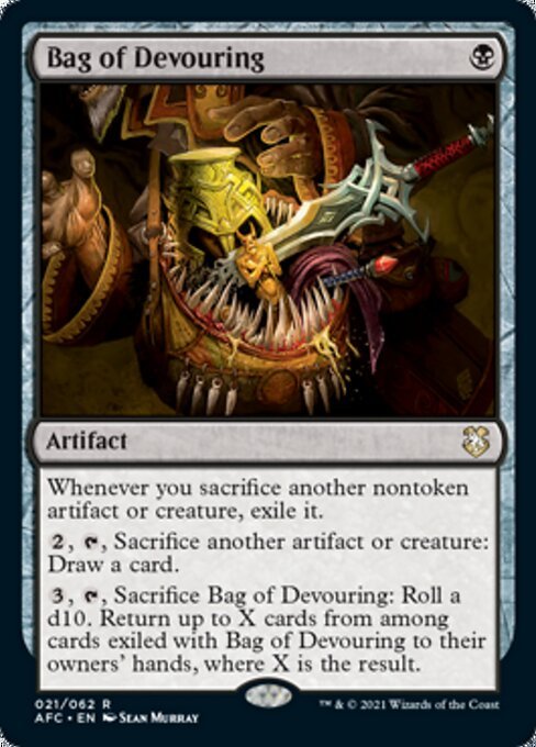 Bag of Devouring (Commander 2021 Forgotten Realms) Near Mint - Nick Nack's Full Frontal Attack