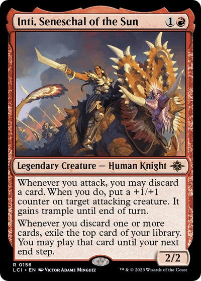 Inti, Seneschal of the Sun (Promo Pack: The Lost Caverns of Ixalan) Near Mint