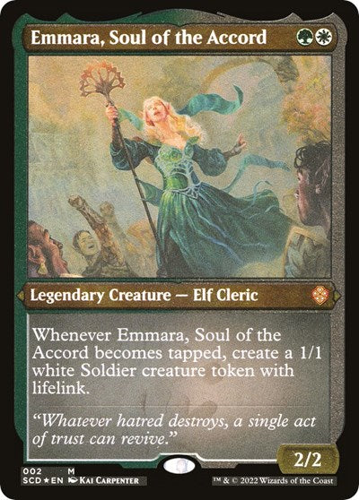Emmara, Soul of the Accord (Foil Etched) (Commander 2022 Starter Decks) Near Mint Foil