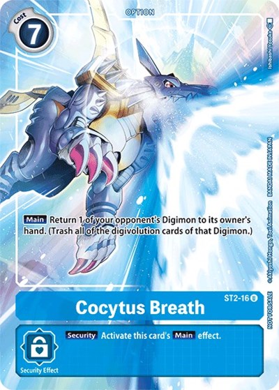 Cocytus Breath ST2-16 (Tamer's Evolution Box) (Starter Deck 02: Cocytus Blue) Near Mint Foil