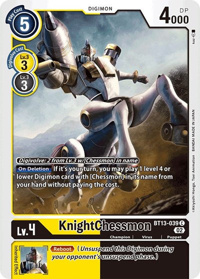 KnightChessmon BT13-039 (Versus Royal Knights) Near Mint