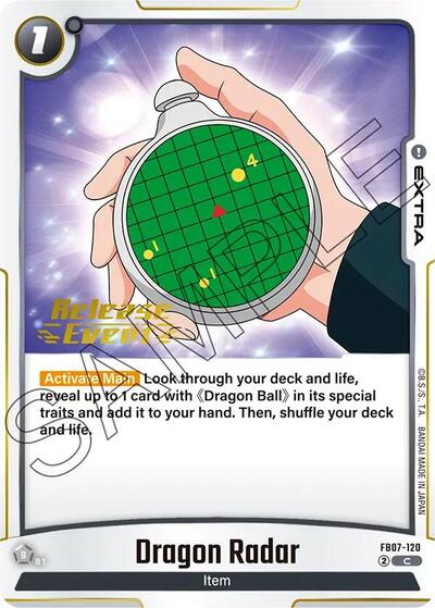 Dragon Radar (Wish For Shenron Release Event Cards) Near Mint