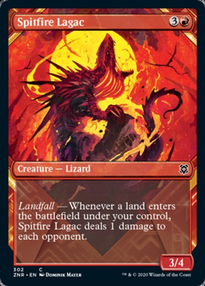 Spitfire Lagac (Showcase) (Zendikar Rising) Near Mint - Nick Nack's Full Frontal Attack