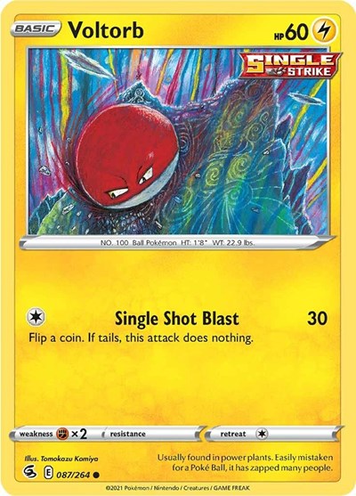 Voltorb (SWSH08: Fusion Strike) Near Mint
