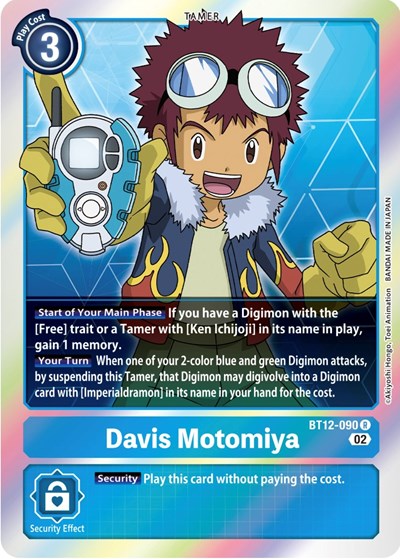 Davis Motomiya (Across Time) Near Mint Foil