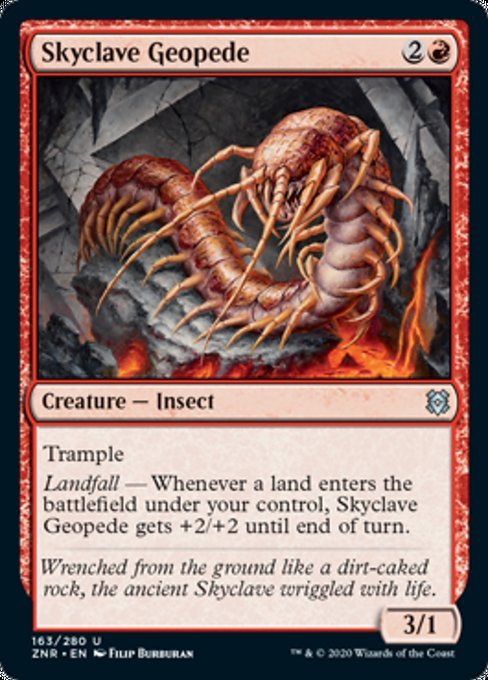 Skyclave Geopede (Zendikar Rising) Near Mint - Nick Nack's Full Frontal Attack