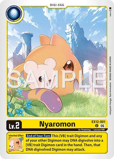 Nyaromon (Digital World Shambala) Near Mint