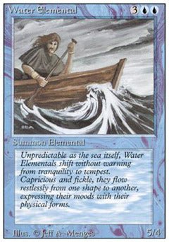 Water Elemental (Revised) Near Mint - Nick Nack's Full Frontal Attack