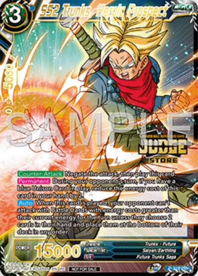 SS2 Trunks, Heroic Prospect (Judge Pack Vol.16) (Store) (Judge Promotion Cards) Near Mint Foil