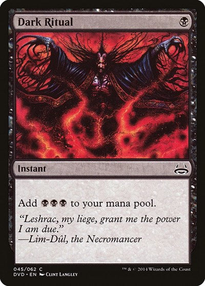 Dark Ritual (Duel Decks: Anthology) Near Mint