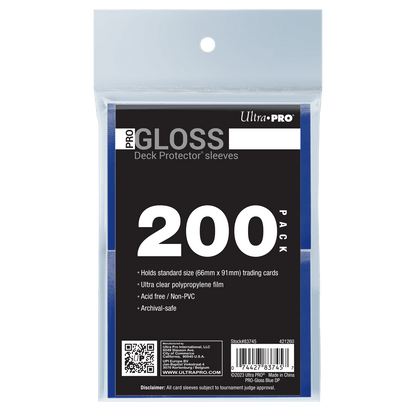 PRO-Gloss Standard Deck Protector Sleeves Bundle (200ct)