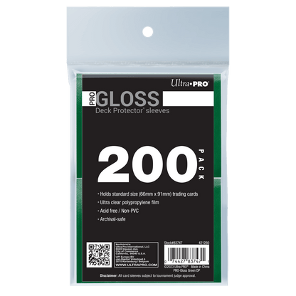 PRO-Gloss Standard Deck Protector Sleeves Bundle (200ct)