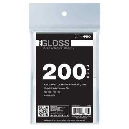 PRO-Gloss Standard Deck Protector Sleeves Bundle (200ct)