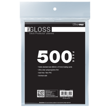 PRO-Gloss Standard Deck Protector Sleeves Bundle (500ct)