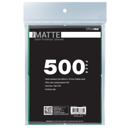 PRO-Matte Standard Deck Protector Sleeves Bundle (500ct)