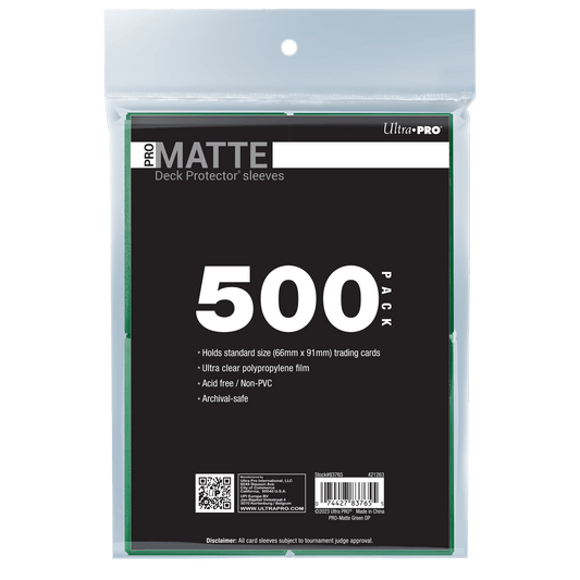 PRO-Matte Standard Deck Protector Sleeves Bundle (500ct)