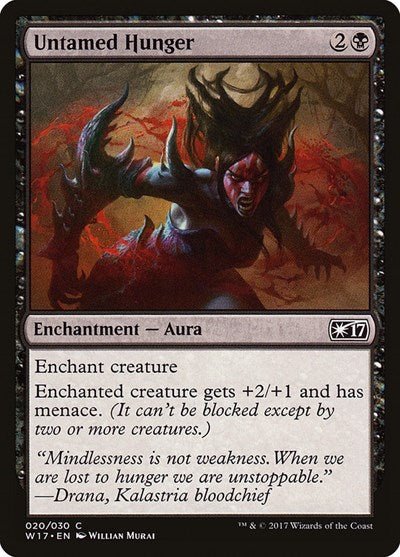 Untamed Hunger (Welcome Deck 2017) Near Mint - Nick Nack's Full Frontal Attack