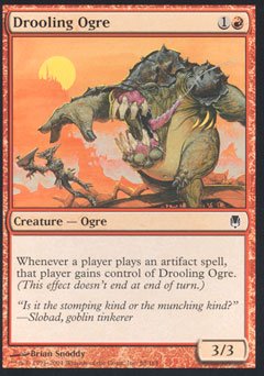 Drooling Ogre (Darksteel) Light Play - Nick Nack's Full Frontal Attack
