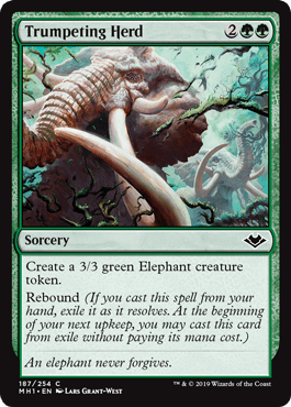 Trumpeting Herd (Modern Horizons) Near Mint - Nick Nack's Full Frontal Attack