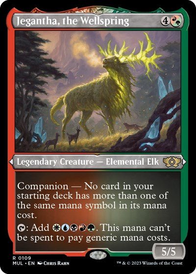 Jegantha, the Wellspring (Foil Etched) (March of the Machine: Multiverse Legends) Near Mint Foil - Nick Nack's Full Frontal Attack