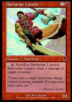 Barbarian Lunatic (Odyssey) Near Mint