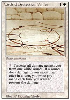 Circle of Protection: White (Revised) Near Mint - Nick Nack's Full Frontal Attack