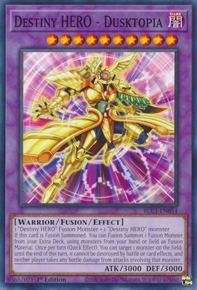 Destiny HERO - Dusktopia (Battles of Legend: Chapter 1) Near Mint 1st Edition