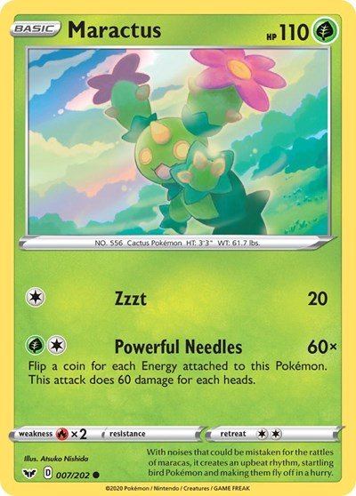 Maractus (SWSH01: Sword & Shield Base Set) Near Mint - Nick Nack's Full Frontal Attack