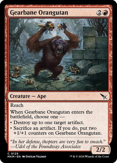 Gearbane Orangutan (Murders at Karlov Manor) Near Mint