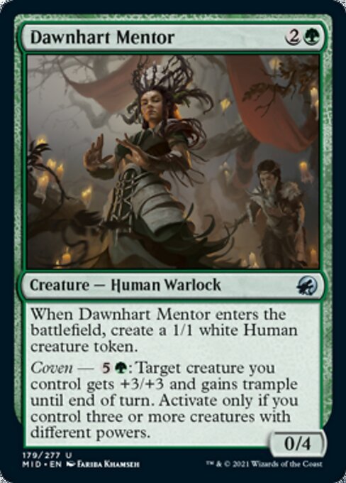 Dawnhart Mentor (Innistrad: Midnight Hunt) Near Mint - Nick Nack's Full Frontal Attack