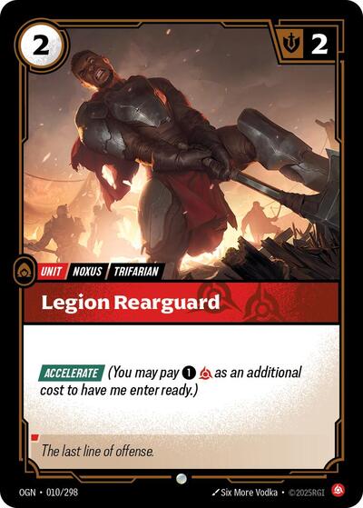 Legion Rearguard (Origins) Near Mint - Nick Nack's Full Frontal Attack