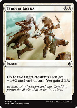 Tandem Tactics (Battle for Zendikar) Near Mint - Nick Nack's Full Frontal Attack