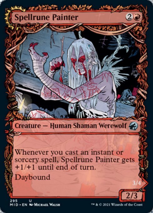 Spellrune Painter / Spellrune Howler (Showcase) (Innistrad: Midnight Hunt) Near Mint - Nick Nack's Full Frontal Attack