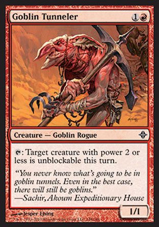 Goblin Tunneler (Rise of the Eldrazi) Light Play