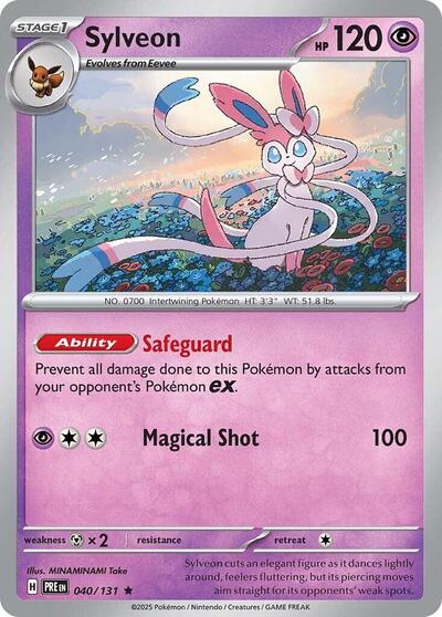 Sylveon (SV: Prismatic Evolutions) Near Mint Holofoil