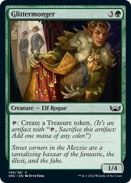 Glittermonger (Streets of New Capenna) Near Mint - Nick Nack's Full Frontal Attack