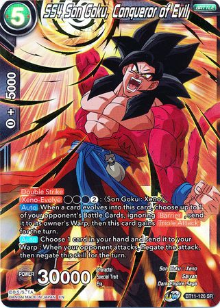 SS4 Son Goku, conquérant du mal [BT11-126] 
