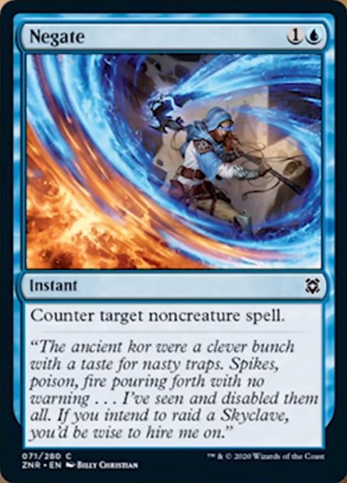Negate (Zendikar Rising) Near Mint - Nick Nack's Full Frontal Attack