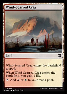 Wind - Scarred Crag (Eternal Masters) Near Mint - Nick Nack's Full Frontal Attack