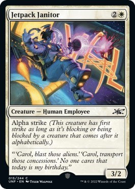 Jetpack Janitor (Unfinity) Near Mint Foil