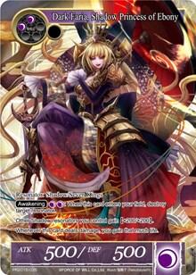 Dark Faria, Shadow Princess of Ebony (Promo Cards) Near Mint Foil