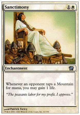 Sanctimony (8th Edition) Near Mint - Nick Nack's Full Frontal Attack
