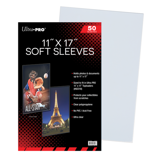 11" x 17" Soft Sleeves (50ct)