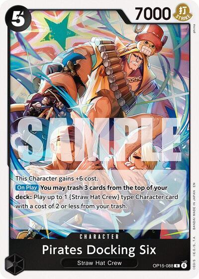 Pirates Docking Six (Adventure on Kami's Island) Near Mint Foil - Nick Nack's Full Frontal Attack