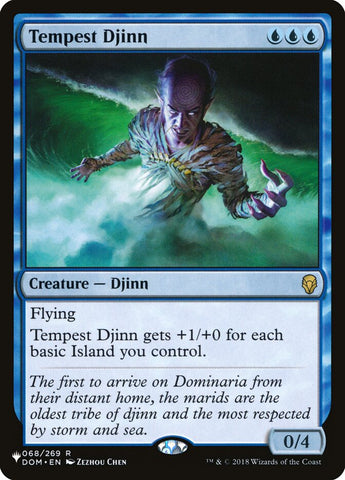 Tempête Djinn [La liste] 