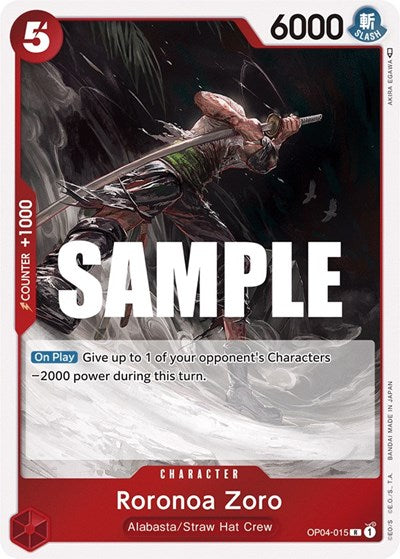 Roronoa Zoro (Kingdoms of Intrigue) Near Mint Foil